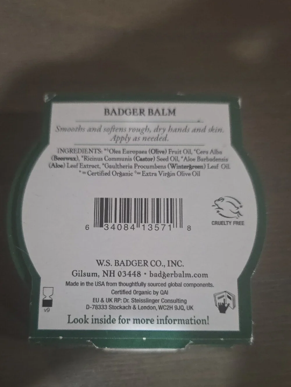 Concentrated Hand Moisturizer — Green